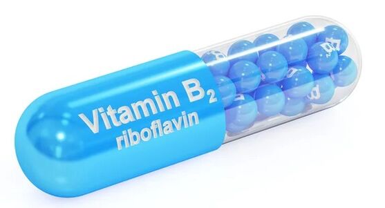 Oculax sadrži vitamin B2